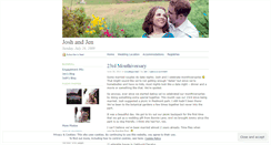 Desktop Screenshot of joshnjen.wordpress.com