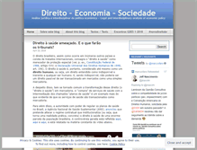 Tablet Screenshot of economialegal.wordpress.com