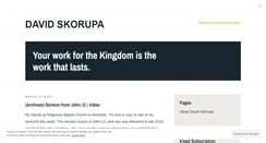 Desktop Screenshot of davidskorupa.wordpress.com