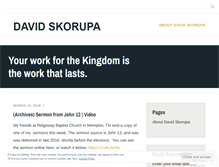 Tablet Screenshot of davidskorupa.wordpress.com