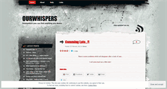 Desktop Screenshot of ourwhispers.wordpress.com