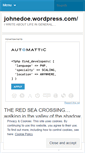 Mobile Screenshot of johnedoe.wordpress.com