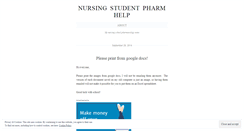Desktop Screenshot of pharmacologyhelp.wordpress.com