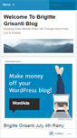 Mobile Screenshot of brigittegrisanti.wordpress.com
