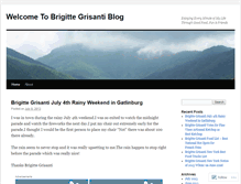 Tablet Screenshot of brigittegrisanti.wordpress.com
