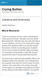 Mobile Screenshot of cryingbullies.wordpress.com