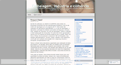 Desktop Screenshot of embalagem.wordpress.com