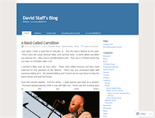Tablet Screenshot of davidstaff.wordpress.com