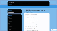 Desktop Screenshot of anarkee.wordpress.com