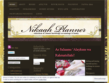 Tablet Screenshot of nikaahplanner.wordpress.com