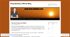 Desktop Screenshot of gregquimby.wordpress.com