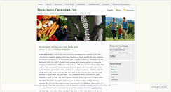 Desktop Screenshot of dickinsonchiropracticfranklin.wordpress.com