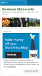 Mobile Screenshot of dickinsonchiropracticfranklin.wordpress.com
