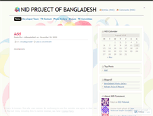 Tablet Screenshot of nidbangladesh.wordpress.com