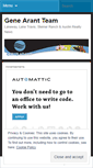 Mobile Screenshot of genearant.wordpress.com