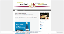 Desktop Screenshot of endiveblog.wordpress.com