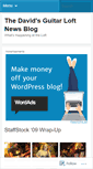 Mobile Screenshot of davidsguitarloft.wordpress.com