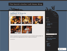 Tablet Screenshot of davidsguitarloft.wordpress.com