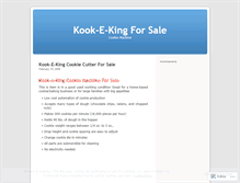 Tablet Screenshot of kookeking.wordpress.com