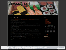 Tablet Screenshot of eternallylost.wordpress.com