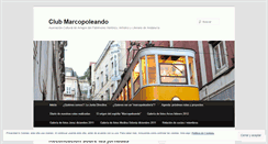 Desktop Screenshot of marcopoleando.wordpress.com