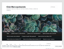 Tablet Screenshot of marcopoleando.wordpress.com