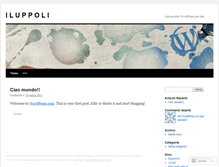 Tablet Screenshot of iluppoli.wordpress.com