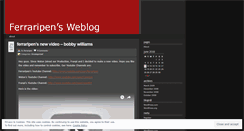Desktop Screenshot of ferraripen.wordpress.com