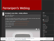 Tablet Screenshot of ferraripen.wordpress.com