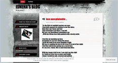 Desktop Screenshot of isneha.wordpress.com