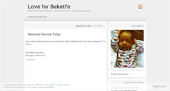 Desktop Screenshot of loveforseketle.wordpress.com