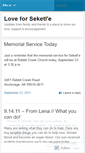 Mobile Screenshot of loveforseketle.wordpress.com