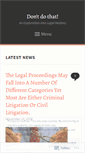 Mobile Screenshot of financialindustrysector.wordpress.com