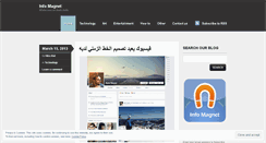 Desktop Screenshot of infomagnet.wordpress.com
