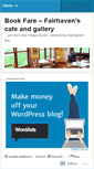 Mobile Screenshot of bookfarecafe.wordpress.com