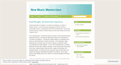 Desktop Screenshot of masterclassblog.wordpress.com