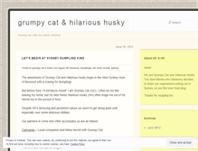 Tablet Screenshot of grumpycatandhilarioushusky.wordpress.com