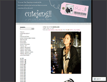 Tablet Screenshot of cutejengii.wordpress.com