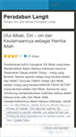 Mobile Screenshot of peradabanlangit.wordpress.com