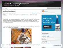 Tablet Screenshot of mecabrush.wordpress.com