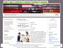 Tablet Screenshot of goodbookslately.wordpress.com