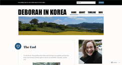 Desktop Screenshot of deborahinkorea.wordpress.com