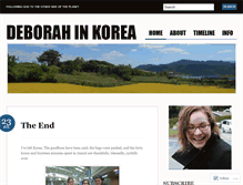 Tablet Screenshot of deborahinkorea.wordpress.com