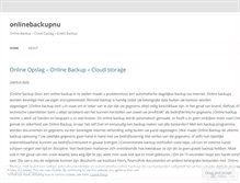 Tablet Screenshot of onlinebackupnu.wordpress.com