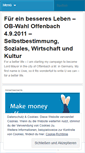 Mobile Screenshot of offenbachammain.wordpress.com