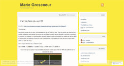 Desktop Screenshot of mariegroscoeur.wordpress.com