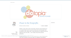 Desktop Screenshot of dotopia.wordpress.com