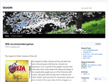Tablet Screenshot of ixoom.wordpress.com