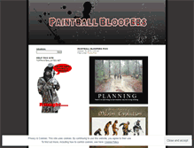 Tablet Screenshot of paintballbloopers.wordpress.com