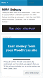 Mobile Screenshot of mmasubway.wordpress.com